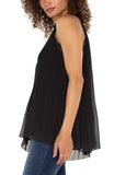 25" High Shoulder Point

Sleeveless

Halter with button closer

Ruffle details

Double layered for extra coverage
100% Polyester
Turn Inside Out, Machine Wash Cold with Like Colors, Gentle Cycle, Do Not Bleach, Flat Air Dry, Cool Iron If Needed, Or Dry Clean
Color: Black