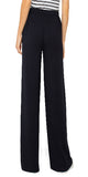 Color: Blk
Pull-on
Wide leg crop
Elastic waistband with tie front
Slant front pockets; No back pockets